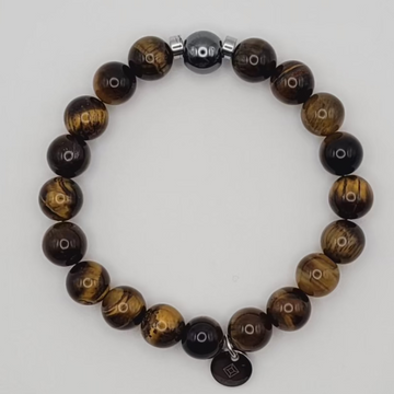 Bracelet Force Intérieure – Œil de Tigre.