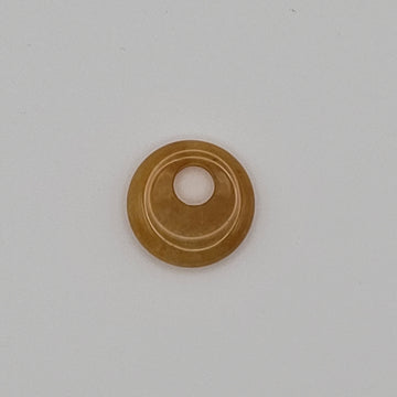 Pendentif Donut 18 mm en Jade Jaune