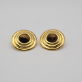 Boucles d’Oreilles Œil de Tigre – Élégance Protectrice.