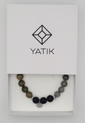 Bracelet Force Intérieure & Libération – Unakite, Pierre de Lave & Labradorite.