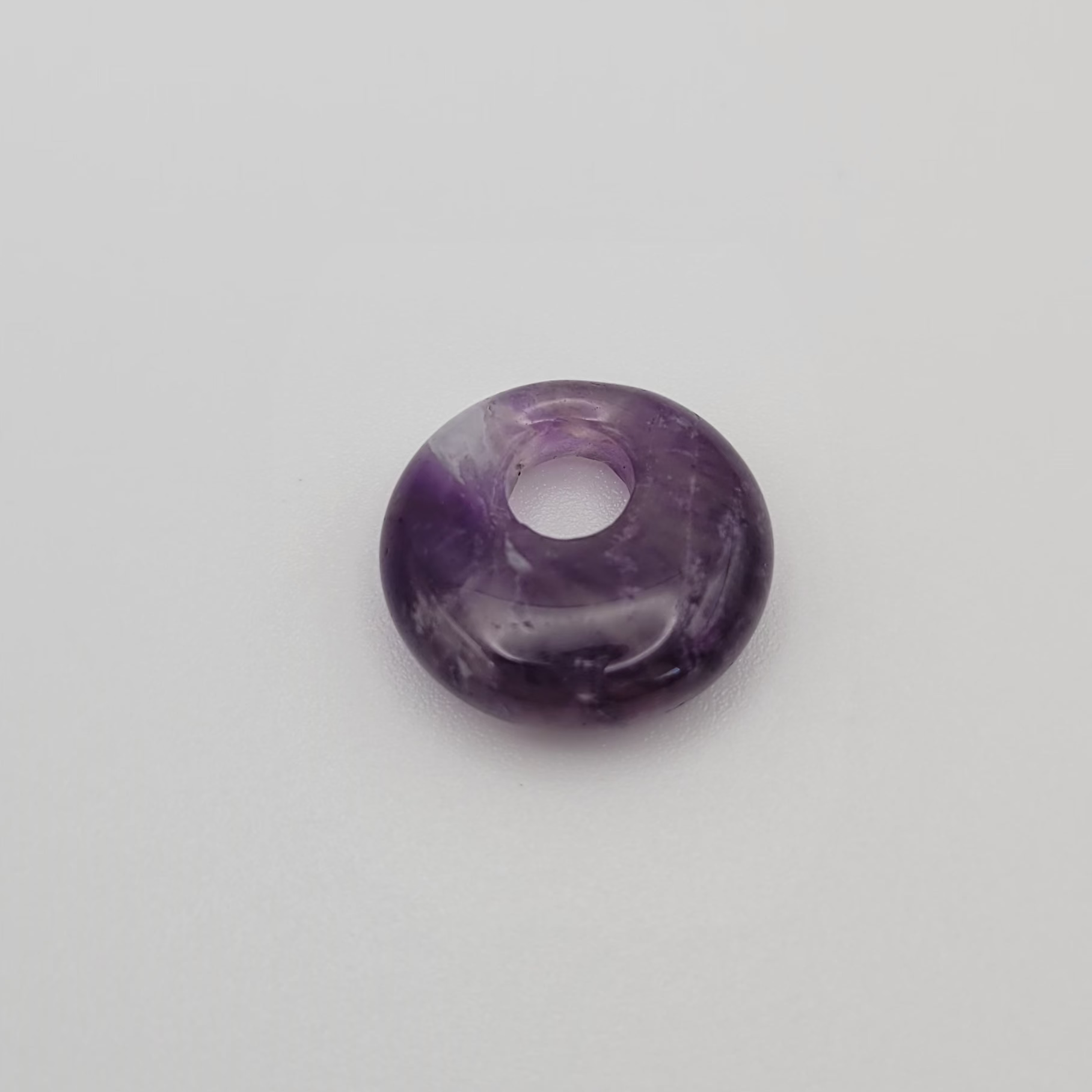 Pendentif Donut 18 mm – Améthyste.