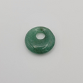 Pendentif Donut 18 mm – Aventurine Verte.