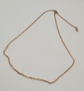 Chaîne en Plaqué Or Rose – 40 cm + 5 cm de Rallonge.