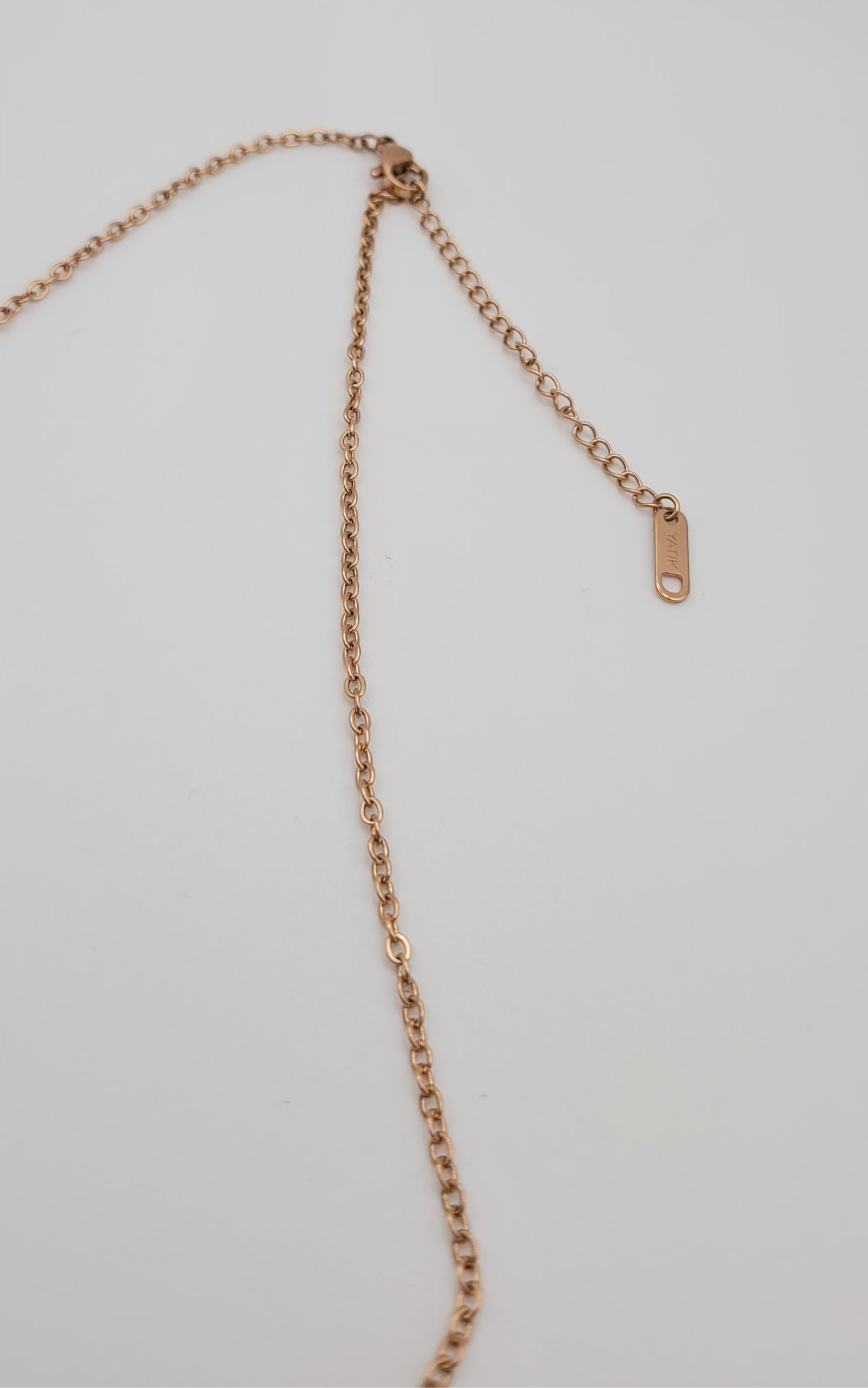 Chaîne en Plaqué Or Rose – 40 cm + 5 cm de Rallonge.