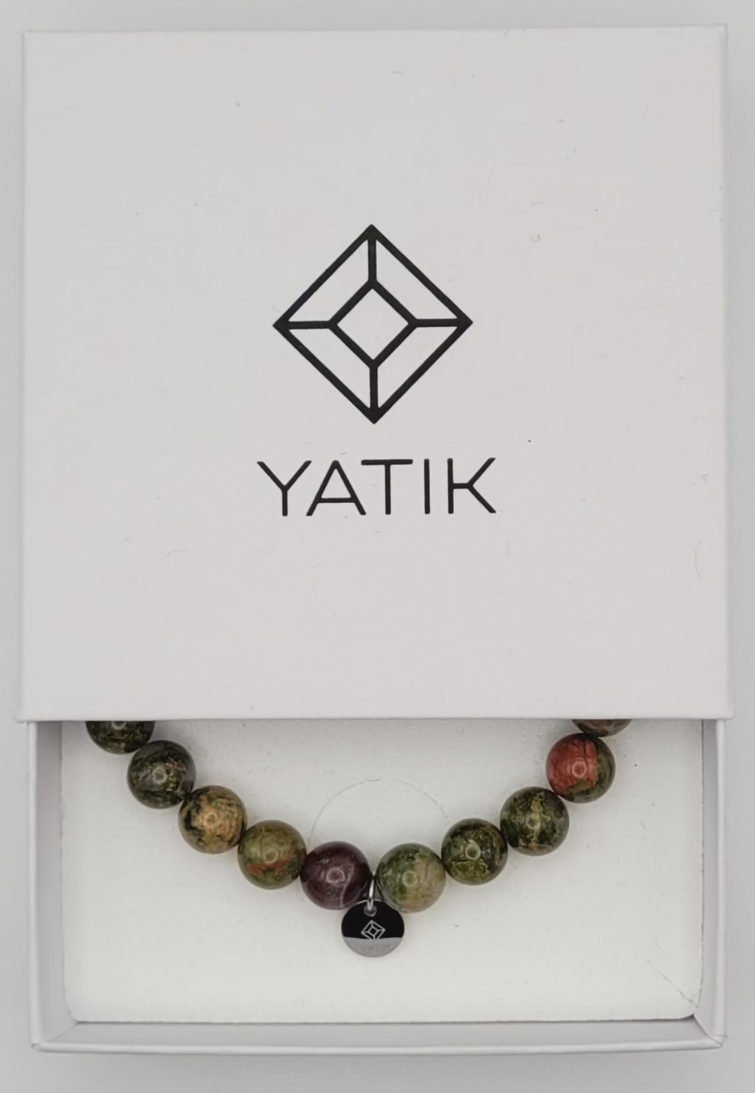 Bracelet Ancrage et Cœur – Unakite.