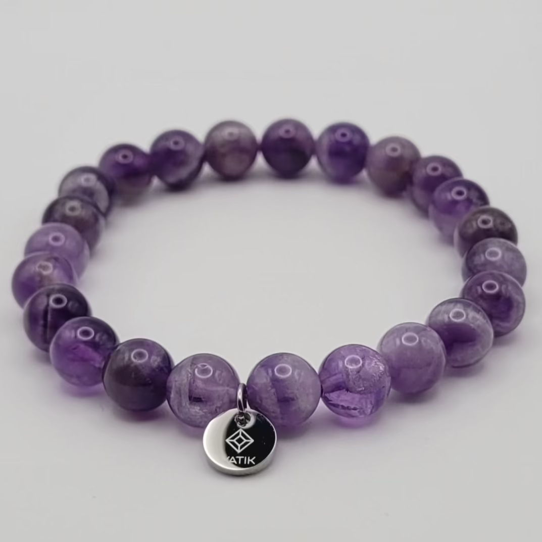 Bracelet Clarté & Sérénité – Améthyste.