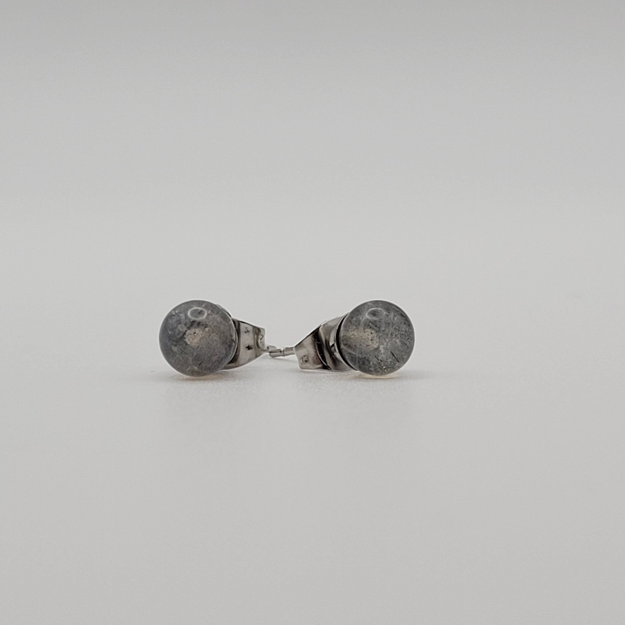 Boucles d’oreilles en Labradorite 6 mm