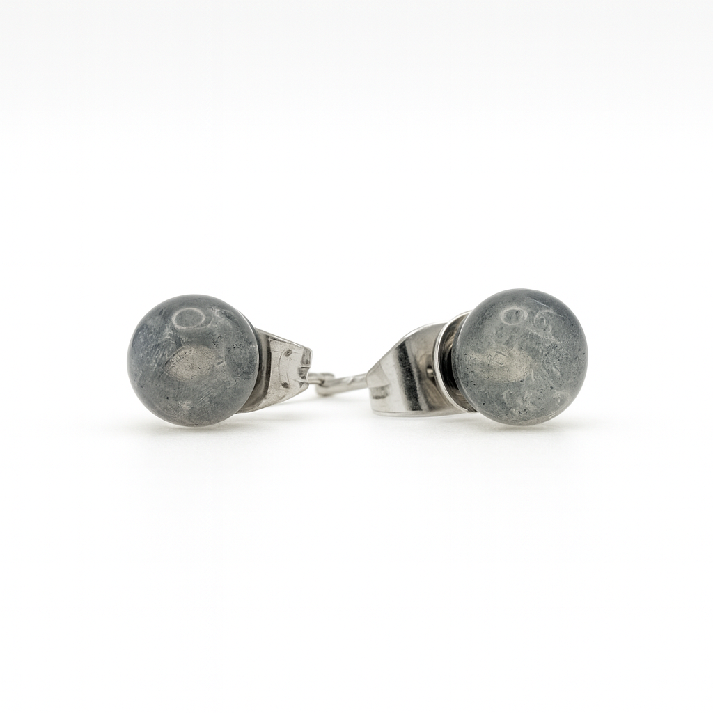Boucles d’oreilles en Labradorite 6 mm