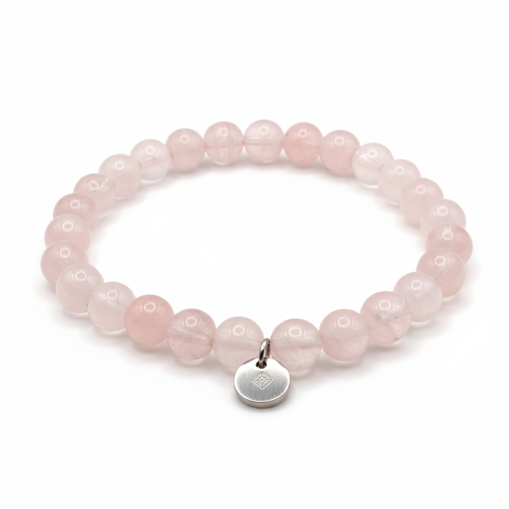 Bracelet Douceur de l’Âme – Quartz Rose