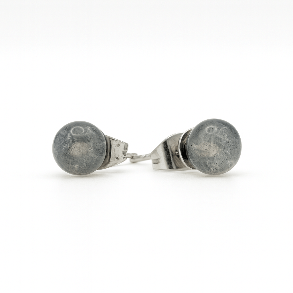 Boucles d’oreilles en Labradorite 6 mm – | Yatik