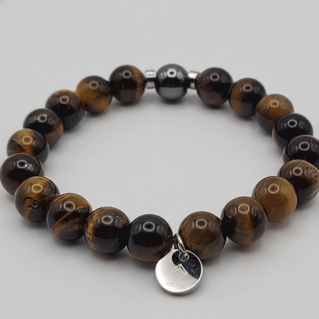 Bracelet Force Intérieure – Œil de Tigre – | Yatik