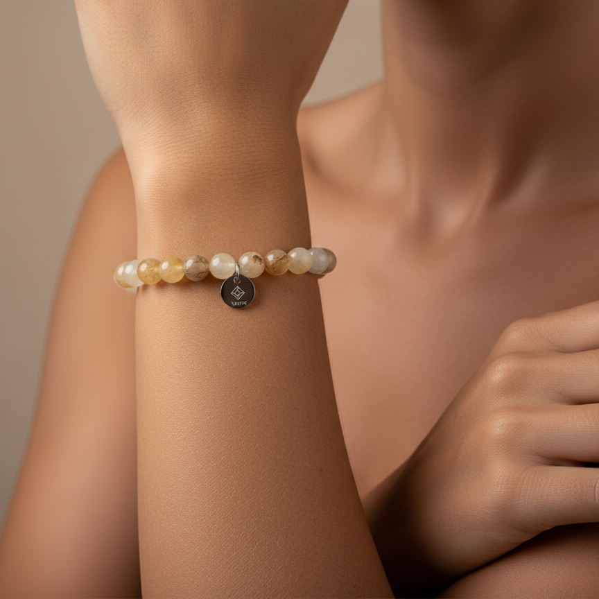 Bracelet Énergie Solaire – Citrine.
