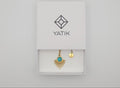 Collier Pendentif Turquoise Bleue – | Yatik