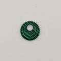 Pendentif Donut 18 mm en Malachite – | Yatik
